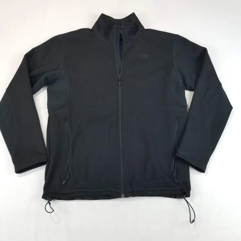 The North Face Apex Hybrid Fleece Mens Large Black Full Zip Jacket A7RE